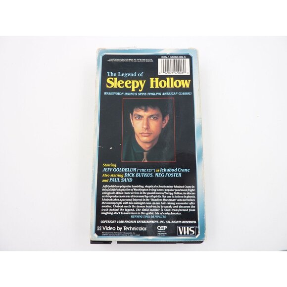 Legend of Sleepy Hollow Jeff Goldblum 1988 VHS - Picture 3 of 5
